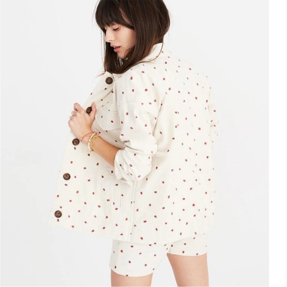 Madewell strawberry canvas jacket - Picture 7 of 7